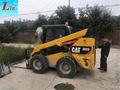 China skid steer bucket sweeper,pickup sweeper for skid loader 5