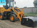 Pickup sweeper for skid steer loader,China skid steer sweeper attachments 3