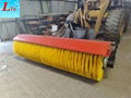 China Skid steer angle broom skid loader angle sweeper