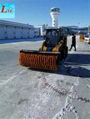 China skid steer sweeper angle sweeper for skid steer loader 