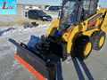 China skid steer snow blade wheel loader snow plows attachments 1