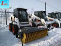 China wheel loader sweeper angle sweeper for skid steer loader