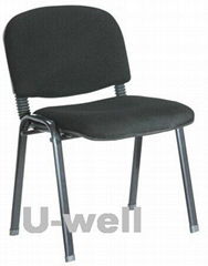 2015 Promotion four leg metal fabric stackable church student public chair