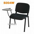 2015 Promotion four leg metal fabric stackable church student public chair 2