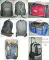 backpacks and sports bags