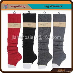 Guangzhou Socks Supplier Custom Wool Women Leg Warmers