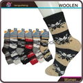 China socks factory custom women wool