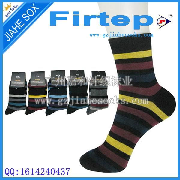 200 Needle 100% Cotton men ankle socks 2