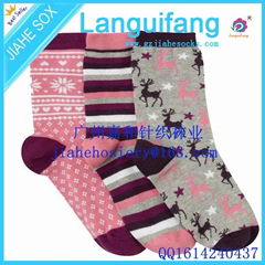 Sell 100% cotton ladies socks