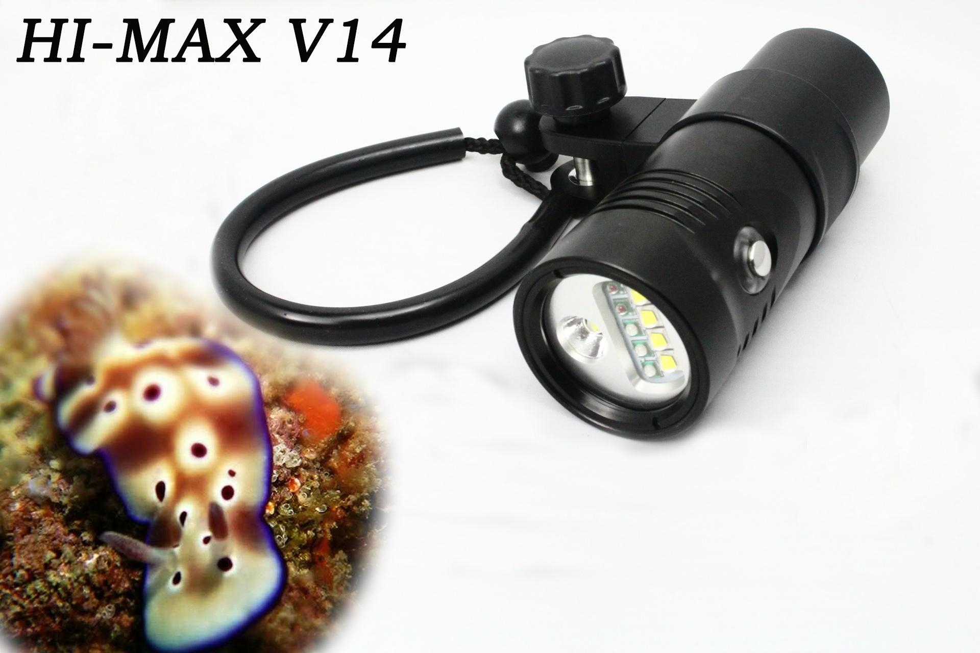 waterproof led diving lights led diving torch 4000 lumens V14 HI