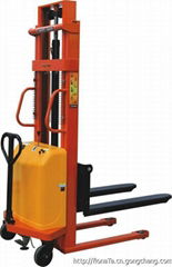 Semi-electric stacker