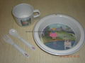 melamine children dinner set 2