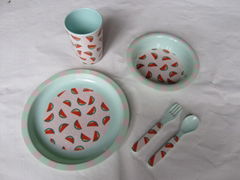 melamine kids dinner set