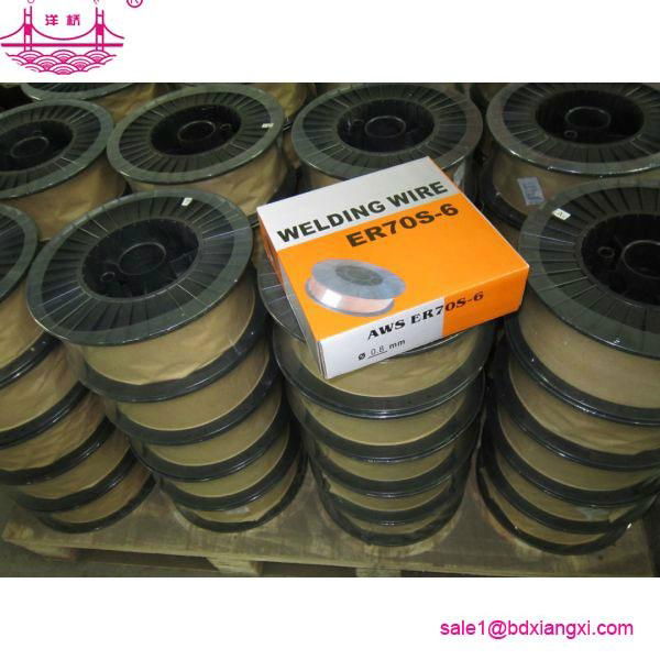 CO2 gas copper coated welding wire er70s-6 2