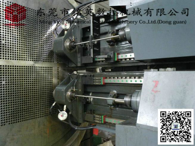 Double spindle tube plate deep hole drilling machine 2