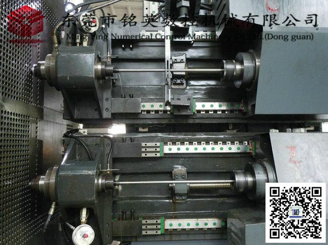 Double spindle tube plate deep hole drilling machine 3