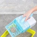 Pet Cat Litter Sieve Poop Cleaning Tool Creative Spoon With Bucket Integrated Ne