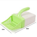 Pet Cat Litter Sieve Poop Cleaning Tool Creative Spoon With Bucket Integrated Ne 2