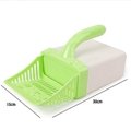 Pet Cat Litter Sieve Poop Cleaning Tool Creative Spoon With Bucket Integrated Ne