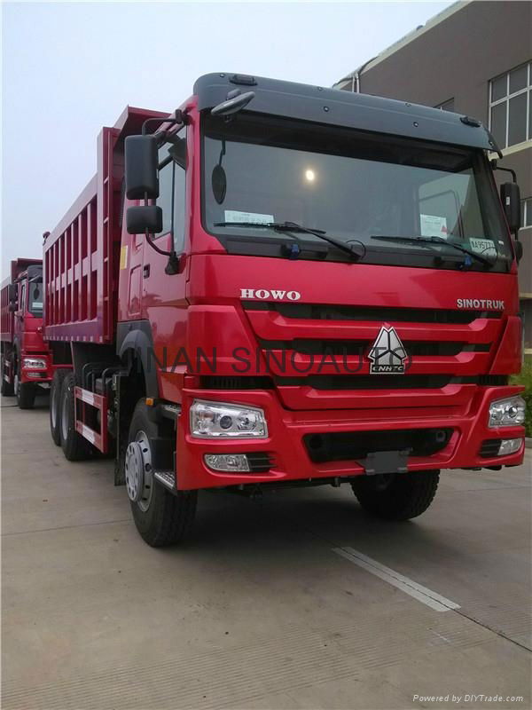 China trucks HOWO dump truck price ZZ3257M3847C 4