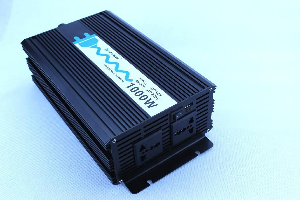 1000W Pure Sine Wave Power Inverter DC12V or 24V 48V 96V to AC110V 220VAC 3