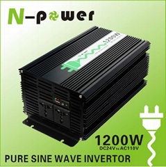 1200W Pure Sine Wave DC12V or 24V 48V