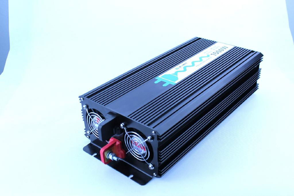 1500W Pure Sine Wave DC12V or 24V 48V 96V to AC110V 220VAC Power Inverter 2