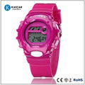 colorful digital rubber watch