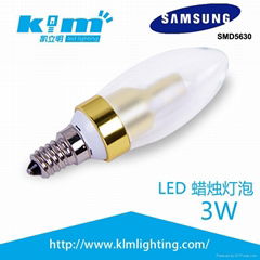 factory direct provide 3W4W5W LED Candle Bulb