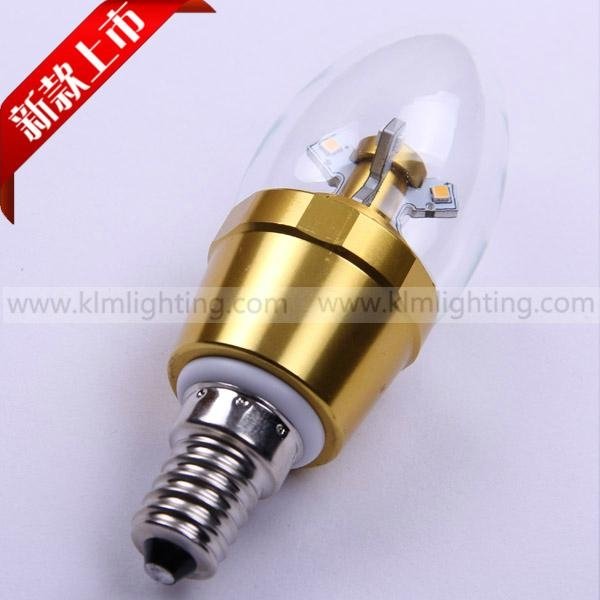 4W LED Candle Bulb Bent tip  3
