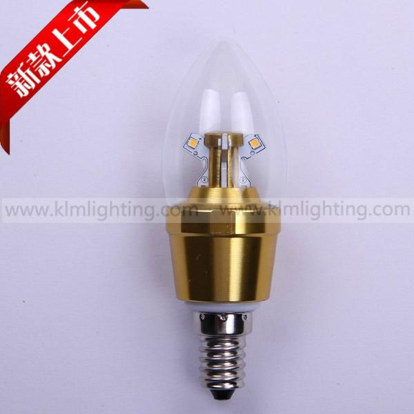 4W LED Candle Bulb Bent tip  2