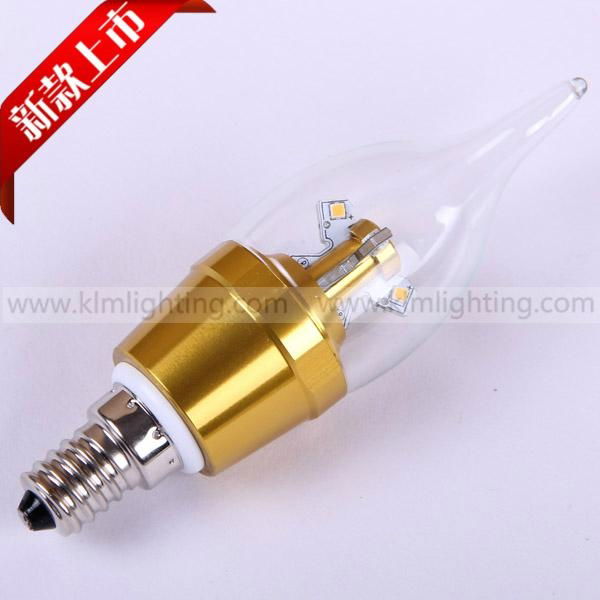  Dimmable E14 E27 E12 B22 4W LED Candle Light LED bulb lamp 3