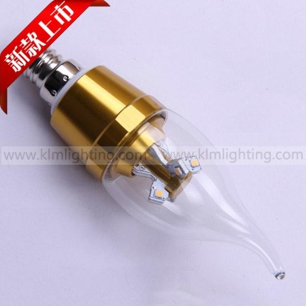  Dimmable E14 E27 E12 B22 4W LED Candle Light LED bulb lamp 4
