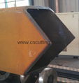 cnc irregular pipe tube profile plasma and flame cutting machine 2