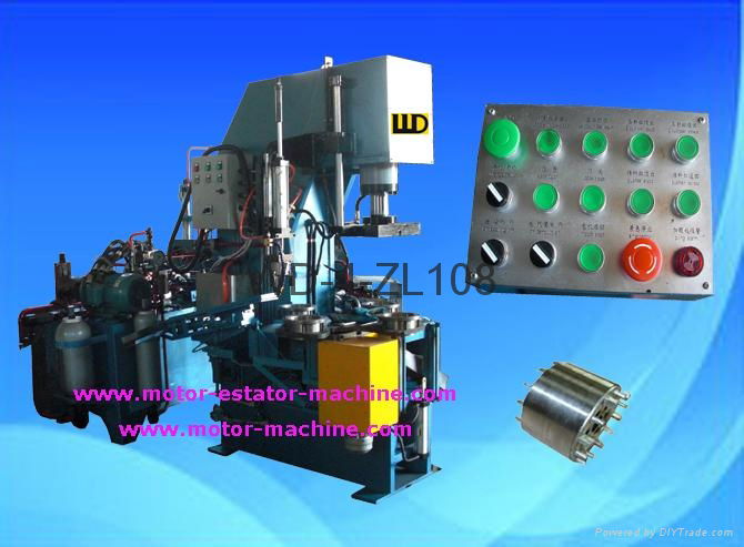 4 stations rotor casting machine 