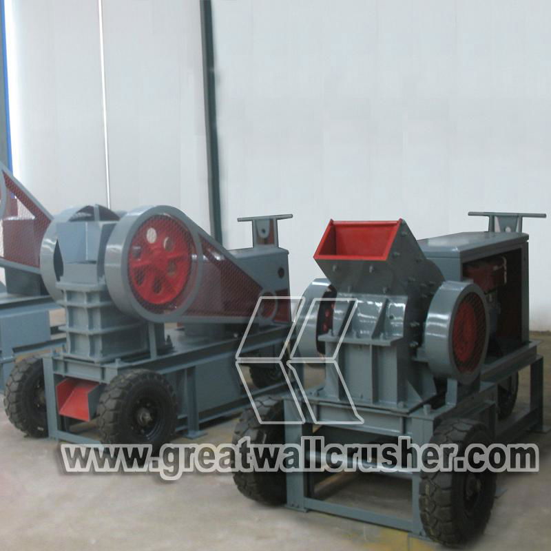 diesel engine crusher for 12 TPH Gold Ore Crushing plant Romania 3