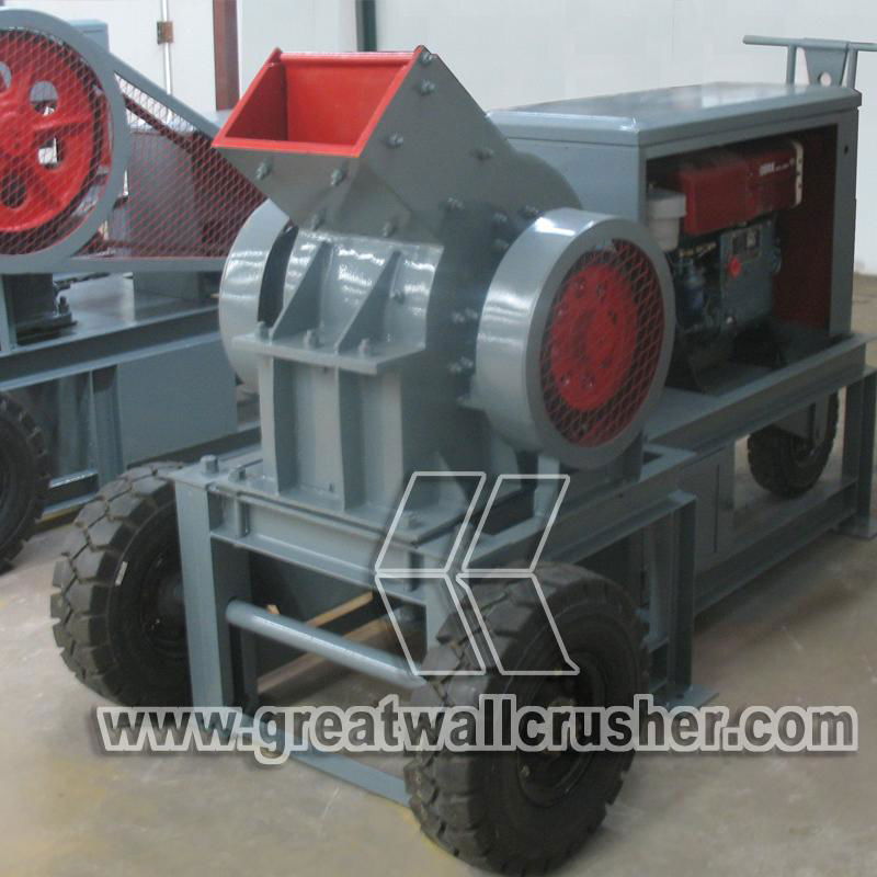 diesel engine crusher for 12 TPH Gold Ore Crushing plant Romania 2