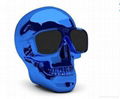 2015 hot sale skull bluetooth speaker 5