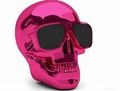 2015 hot sale skull bluetooth speaker 4