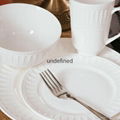 16pcs new bone china embossed dinner set  4