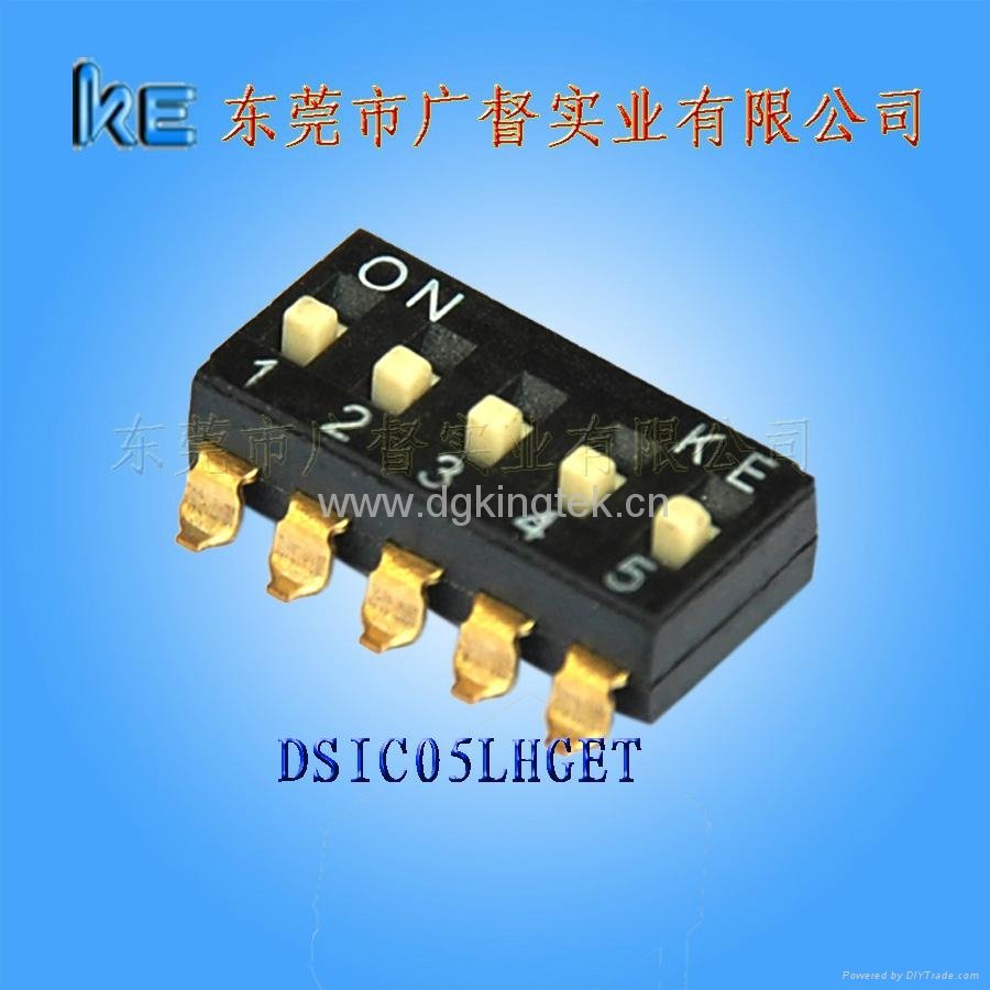 DSIC series DIP Switch 2.54mm 1p-12p 4