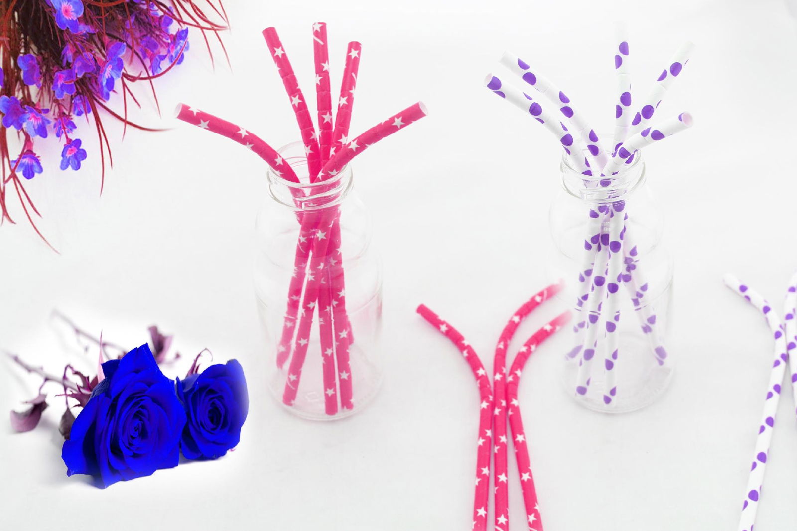 2015 new arrival paper straws for wedding/ birthday party