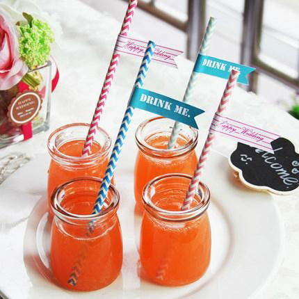 2015 new arrival paper straws for wedding/ birthday party 4