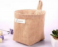 zakka Natural Home garden decoration wedding flower pots burlap sack 3