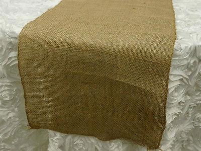 10M Hessian Burlap Ribbon Roll Vintage Rustic Natural Wedding Table Runner    2