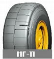 Extra deep tread design for underground mine tyre