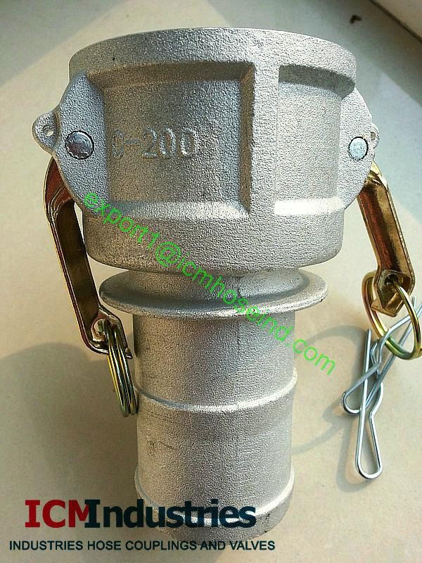 Aluminium camlock coupling 2