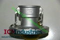 Flanged camlock coupling