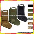 Hot sale new Tactical Christmas Stocking with molle 1