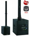  CVR line array column system comprised of ten 3.5＂neodymium 